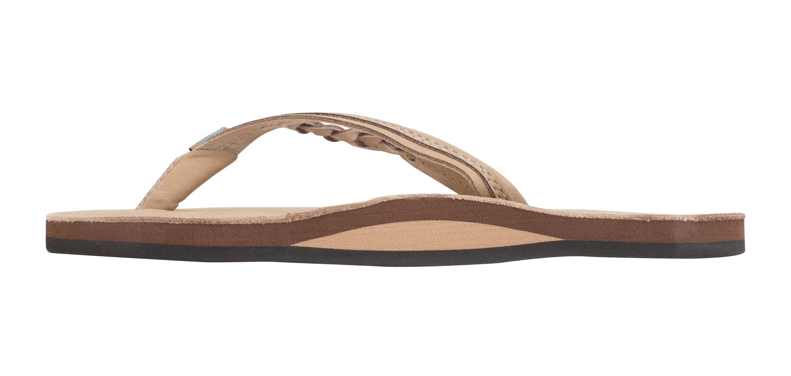 Rainbow 05. WOMENS FOOTWEAR - WOMENS SANDALS - WOMENS SANDALS CASUAL Women's Flirty Braidy Sandal SRBR SIERRA BROWN