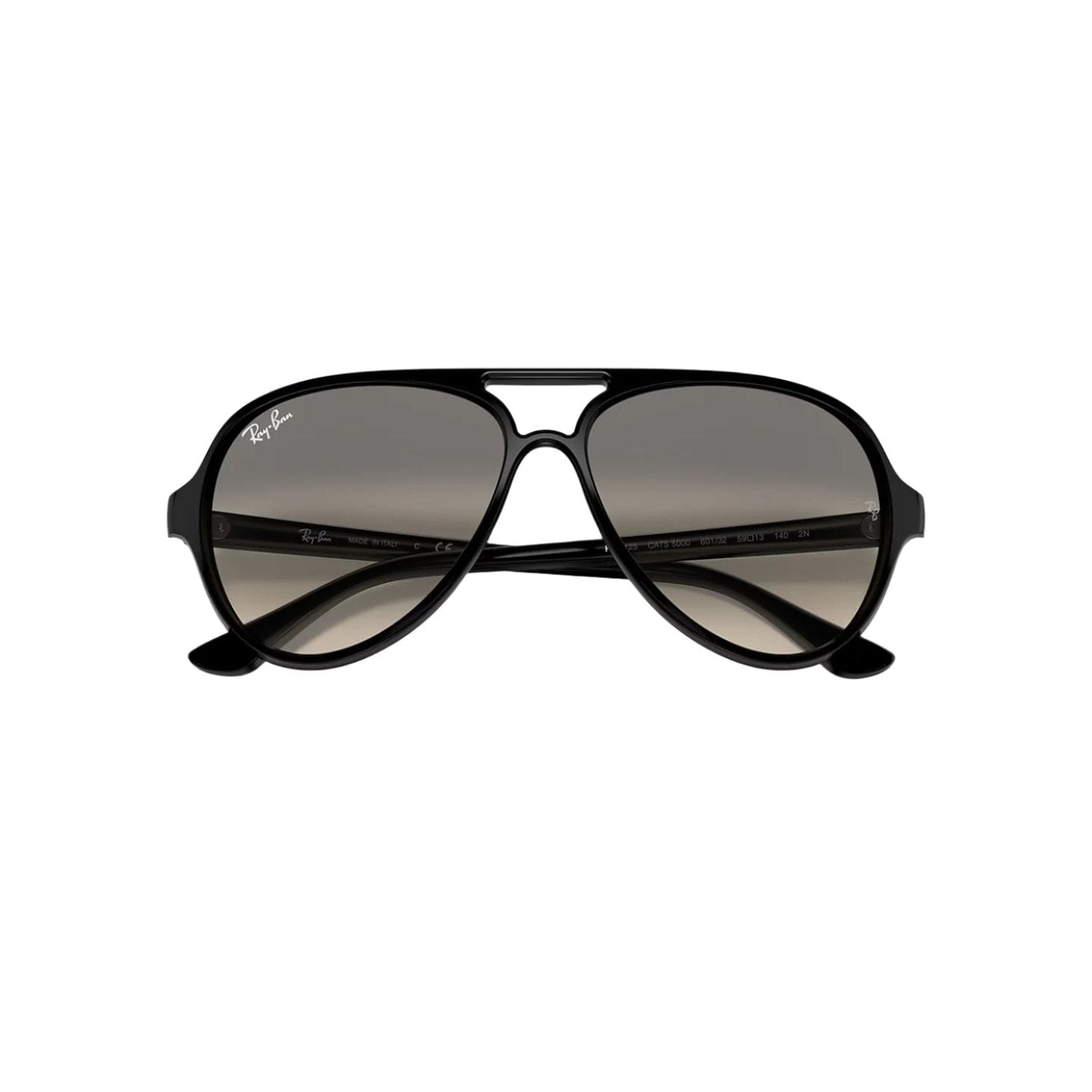 Ray Ban 07. EYEWEAR - SUNGLASSES - SUNGLASSES Cats 5000 | Black | Light Grey Gradient