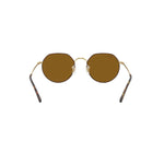 Ray Ban 07. EYEWEAR - SUNGLASSES - SUNGLASSES Jack | Matte Havana on Matte Arista Gold | Brown