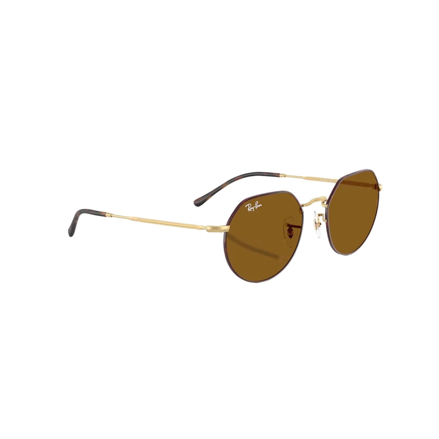 Ray Ban 07. EYEWEAR - SUNGLASSES - SUNGLASSES Jack | Matte Havana on Matte Arista Gold | Brown