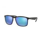 Ray Ban 07. EYEWEAR - SUNGLASSES - SUNGLASSES Rb4264 Chromance | Black | Blue Mirror