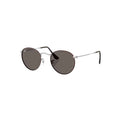 Round Metal | Matte Havana on Silver | Dark Grey Ray Ban