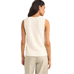 Rhythm 02. WOMENS APPAREL - WOMENS VEST - WOMENS VEST CASUAL Women's Adele Longline Knit Vest WHITE