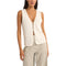 Rhythm 02. WOMENS APPAREL - WOMENS VEST - WOMENS VEST CASUAL Women's Adele Longline Knit Vest WHITE