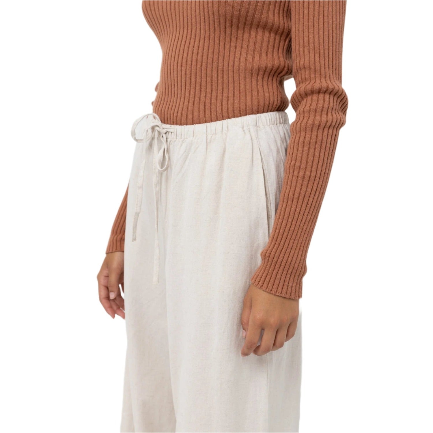 Rhythm 02. WOMENS APPAREL - WOMENS PANTS - WOMENS PANTS CASUAL Women's Classic Drawstring Pant OAT