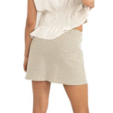 Rhythm 02. WOMENS APPAREL - WOMENS DRESS|SKIRT - WOMENS SKIRT CASUAL Women's Lola Check Bias Cut Mini Skirt OLIVE