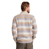 Roark 01. MENS APPAREL - MENS LS SHIRTS - MENS LS BUTTON UP Crossroads Organic Cotton Flannel SRB STRIPE BONE