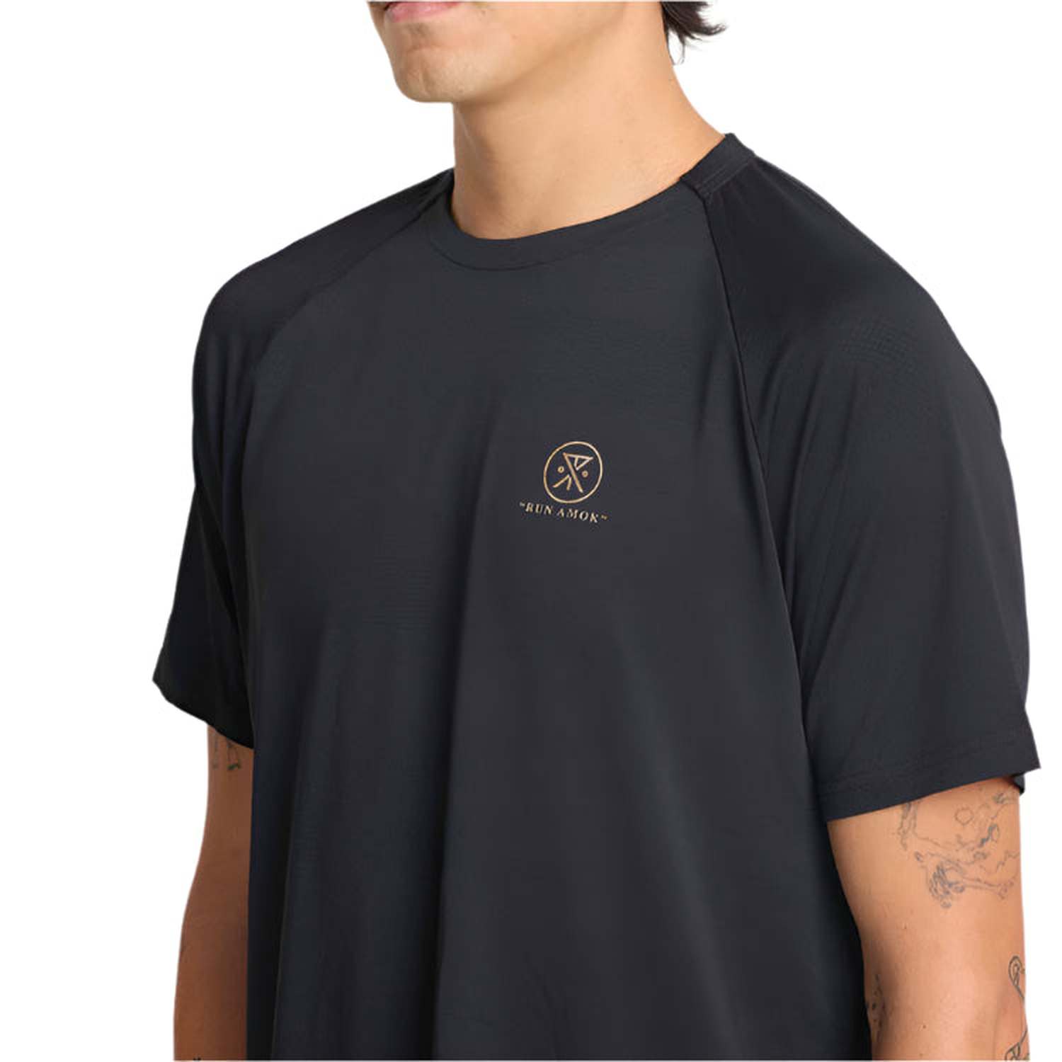 Roark 01. MENS APPAREL - MENS SS SHIRTS - MENS SS ACTIVE Men's Alta Elite Short Sleeve Tee BLK BLACK