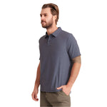 Roark 01. MENS APPAREL - MENS SS SHIRTS - MENS SS POLO Men's Bless Up Breathable Stretch Polo Shirt SLT SLATE