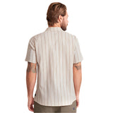 Roark 01. MENS APPAREL - MENS SS SHIRTS - MENS SS BUTTON UP Men's Bless Up Breathable Stretch Shirt SRB STRIPE BONE