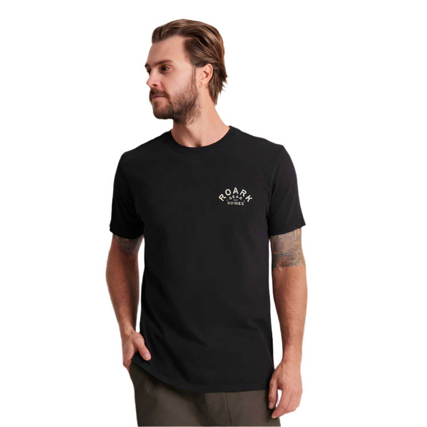 Roark 01. MENS APPAREL - MENS T-SHIRTS - MENS T-SHIRT SS Men's Gear & Guides Premium Tee BLK BLACK