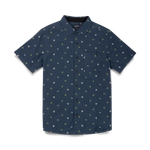 Roark 01. MENS APPAREL - MENS SS SHIRTS - MENS SS BUTTON UP Men's Journey Short Sleeve Button Up Shirt NVD NAVY DOBBY