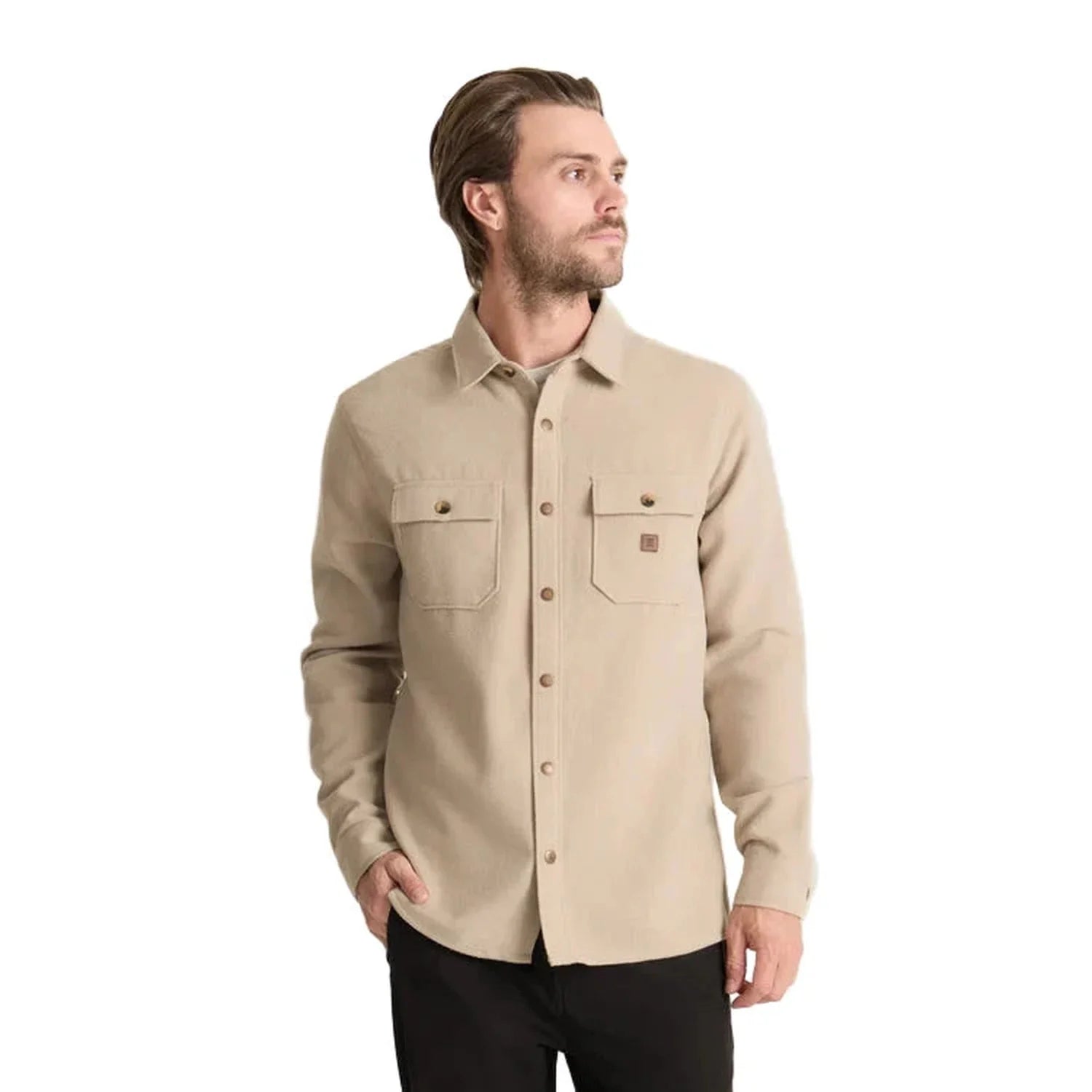 Roark 01. MENS APPAREL - MENS LS SHIRTS - MENS LS BUTTON UP Men's Nordsman Long Sleeve Flannel FSS FOSSIL