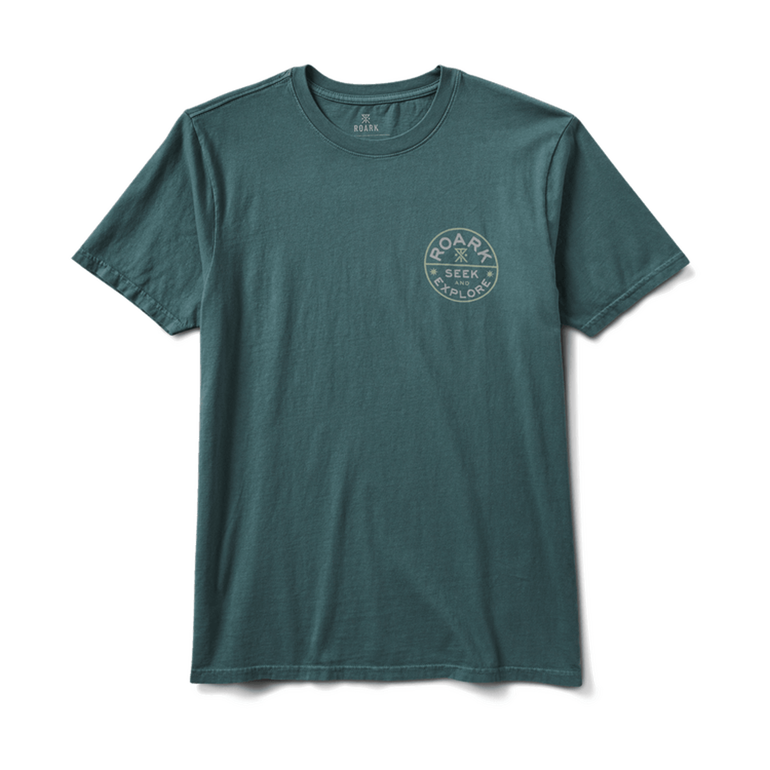 Roark 01. MENS APPAREL - MENS T-SHIRTS - MENS T-SHIRT SS Men's Seek & Explore Signet Premium Tee FOR FOREST