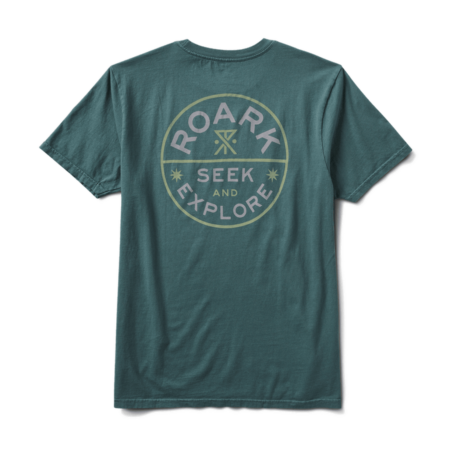 Roark 01. MENS APPAREL - MENS T-SHIRTS - MENS T-SHIRT SS Men's Seek & Explore Signet Premium Tee FOR FOREST