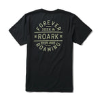 Roark 01. MENS APPAREL - MENS T-SHIRTS - MENS T-SHIRT SS Men's Stamp Premium Tee BLK BLACK