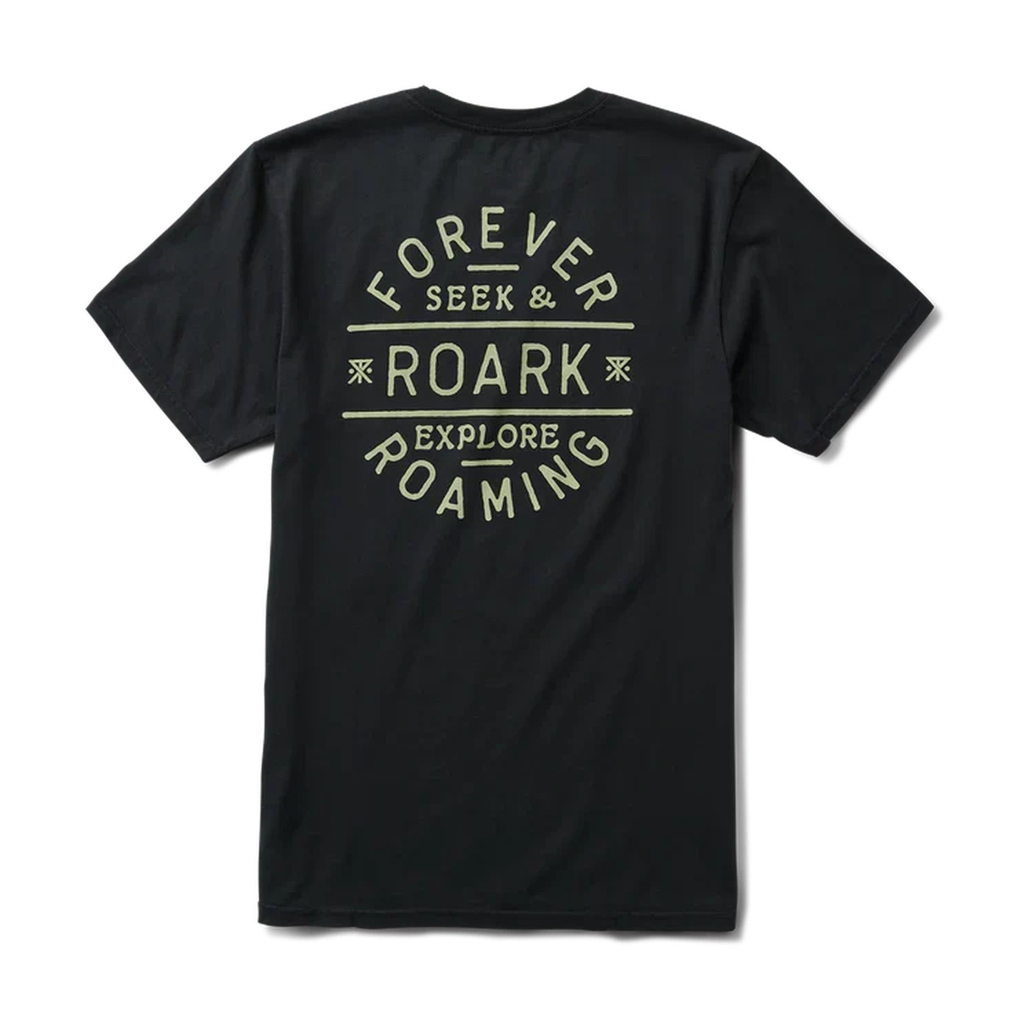 Roark 01. MENS APPAREL - MENS T-SHIRTS - MENS T-SHIRT SS Men's Stamp Premium Tee BLK BLACK