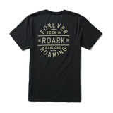 Roark 01. MENS APPAREL - MENS T-SHIRTS - MENS T-SHIRT SS Men's Stamp Premium Tee BLK BLACK