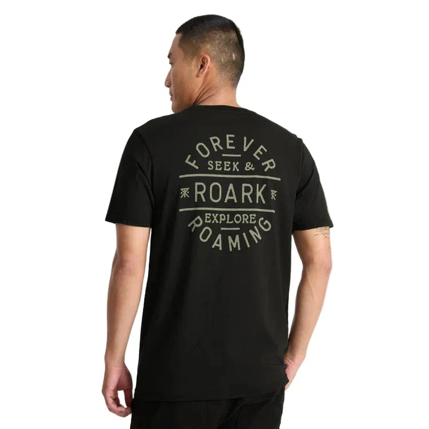 Roark 01. MENS APPAREL - MENS T-SHIRTS - MENS T-SHIRT SS Men's Stamp Premium Tee BLK BLACK