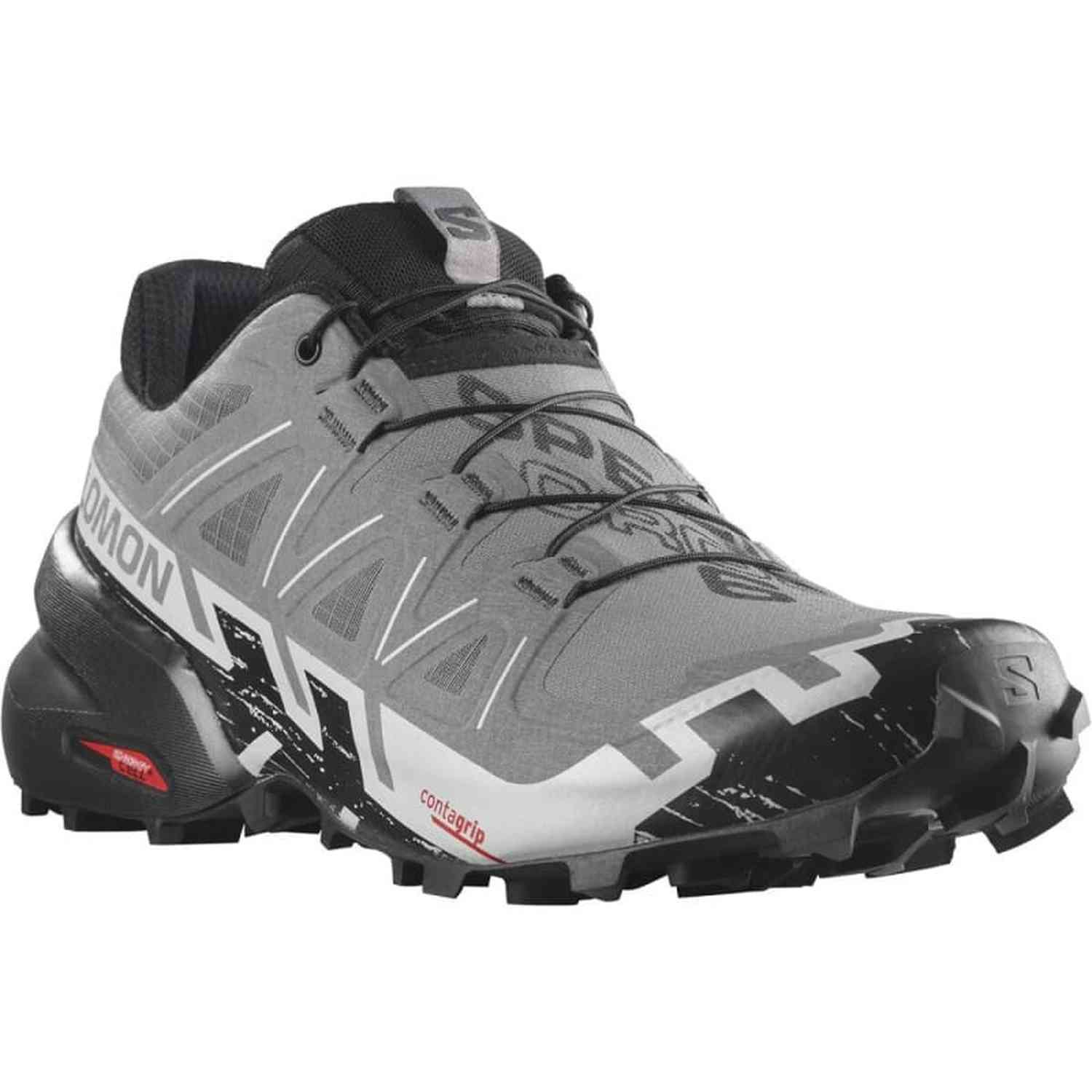 Salomon 04. MENS FOOTWEAR - MENS SHOES - MENS SHOES RUNNING Men's Speedcross 6 Trail Running Shoes QUIET SHADE|BLACK|PEARL BLUE