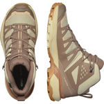 Salomon 05. WOMENS FOOTWEAR - WOMENS BOOTS - WOMENS BOOTS HIKING Women's X Ultra 360 Edge Mid SHORTBREAD|RAW UMBER|PRAIRIE SUNSET