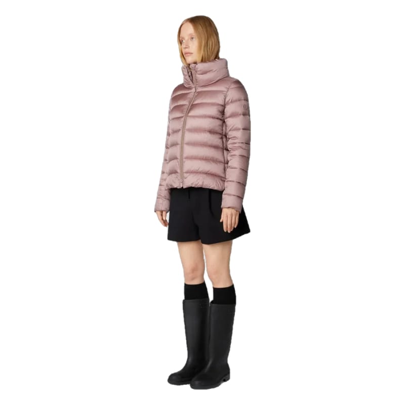 SAVE THE DUCK 02. WOMENS APPAREL - WOMENS JACKETS - WOMENS JACKETS INSULATED Women's Elsie Puffer Jacket MISTY ROSE