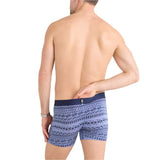 Saxx 01. MENS APPAREL - MENS UNDERWEAR - MENS UNDERWEAR Droptemp Cooling Cotton Boxer Brief Fly NHS 19TH HOLE STRIPE-BLUE