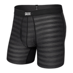 Saxx 01. MENS APPAREL - MENS UNDERWEAR - MENS UNDERWEAR Droptemp Cooling Cotton Boxer Brief Fly BLH BLACK HEATHER