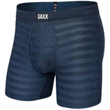 Saxx 01. MENS APPAREL - MENS UNDERWEAR - MENS UNDERWEAR Droptemp Cooling Cotton Boxer Brief Fly DDH DARK DENIM HEATHER