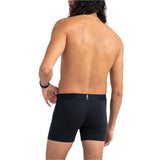 Saxx 01. MENS APPAREL - MENS UNDERWEAR - MENS UNDERWEAR Men's Droptemp Cooling Cotton Boxer Brief Fly BLK BLACK