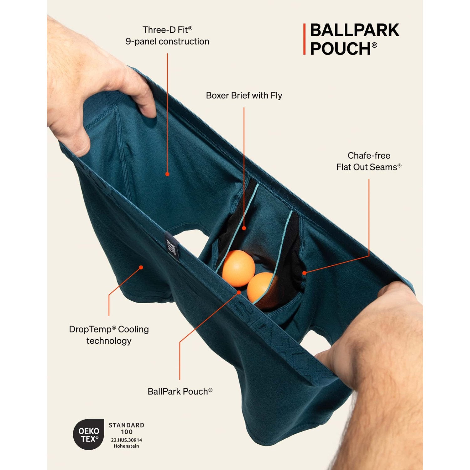 Saxx 01. MENS APPAREL - MENS UNDERWEAR - MENS UNDERWEAR Men's DropTemp® Cooling Cotton Boxer Brief Fly (2 Pack) BCB BUZZCUT|BLACK