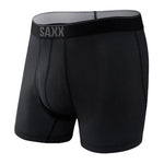 Saxx 01. MENS APPAREL - MENS UNDERWEAR - MENS UNDERWEAR Men's Quest Boxer Brief BL2 BLACK II