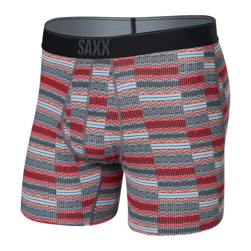 SAXX KINETIC HD BOXER BRIEF grey feed stripe ii XL - Boxer Shorts