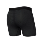 Saxx 01. MENS APPAREL - MENS UNDERWEAR - MENS UNDERWEAR Men's Quest Quick-Dry Mesh Boxer Brief BL2 BLACK II