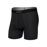 Saxx 01. MENS APPAREL - MENS UNDERWEAR - MENS UNDERWEAR Men's Quest Quick-Dry Mesh Boxer Brief BL2 BLACK II