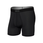 Saxx 01. MENS APPAREL - MENS UNDERWEAR - MENS UNDERWEAR Men's Quest Quick-Dry Mesh Boxer Brief BL2 BLACK II