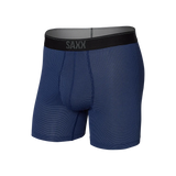 Saxx 01. MENS APPAREL - MENS UNDERWEAR - MENS UNDERWEAR Men's Quest Quick-Dry Mesh Boxer Brief MB2 MIDNIGHT BLUE II