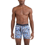 Saxx 01. MENS APPAREL - MENS UNDERWEAR - MENS UNDERWEAR Men's Quest Quick-Dry Mesh Boxer Brief Fly WAB WINTER ANGLER-BLUE