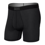 Men’s Quest Quick-Dry Mesh Boxer Brief Fly Saxx - BLK BLACK