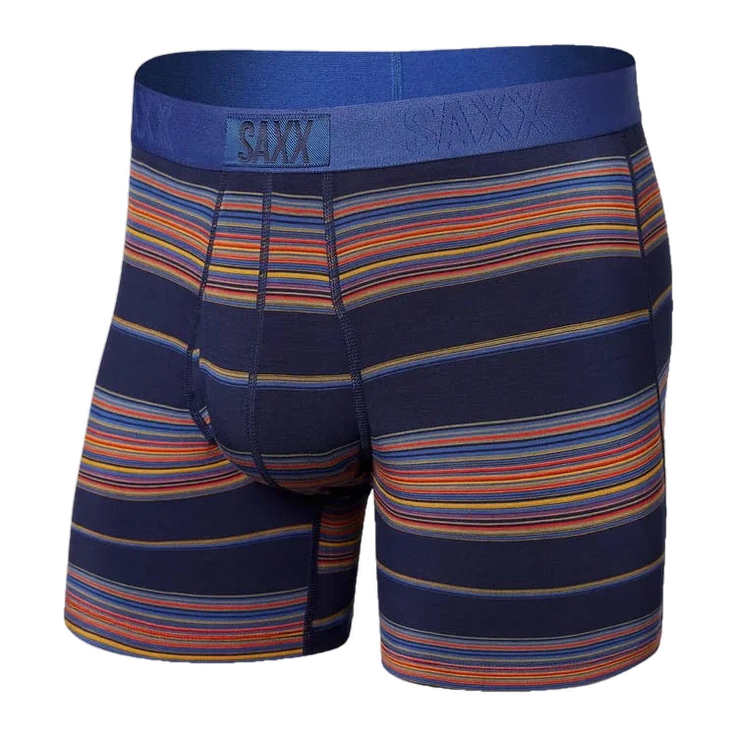 Saxx 01. MENS APPAREL - MENS UNDERWEAR - MENS UNDERWEAR Men's Ultra Super Soft Boxer Brief HSN HORIZON STRIPE | NAVY