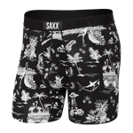 Saxx 01. MENS APPAREL - MENS UNDERWEAR - MENS UNDERWEAR Men's Ultra Super Soft Boxer Brief AST BLACK ASTRO SURF AND TURF