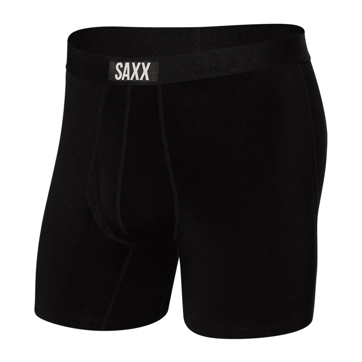 Saxx 01. MENS APPAREL - MENS UNDERWEAR - MENS UNDERWEAR Men's Ultra Super Soft Boxer Brief BBB BLACK BLACK XXL