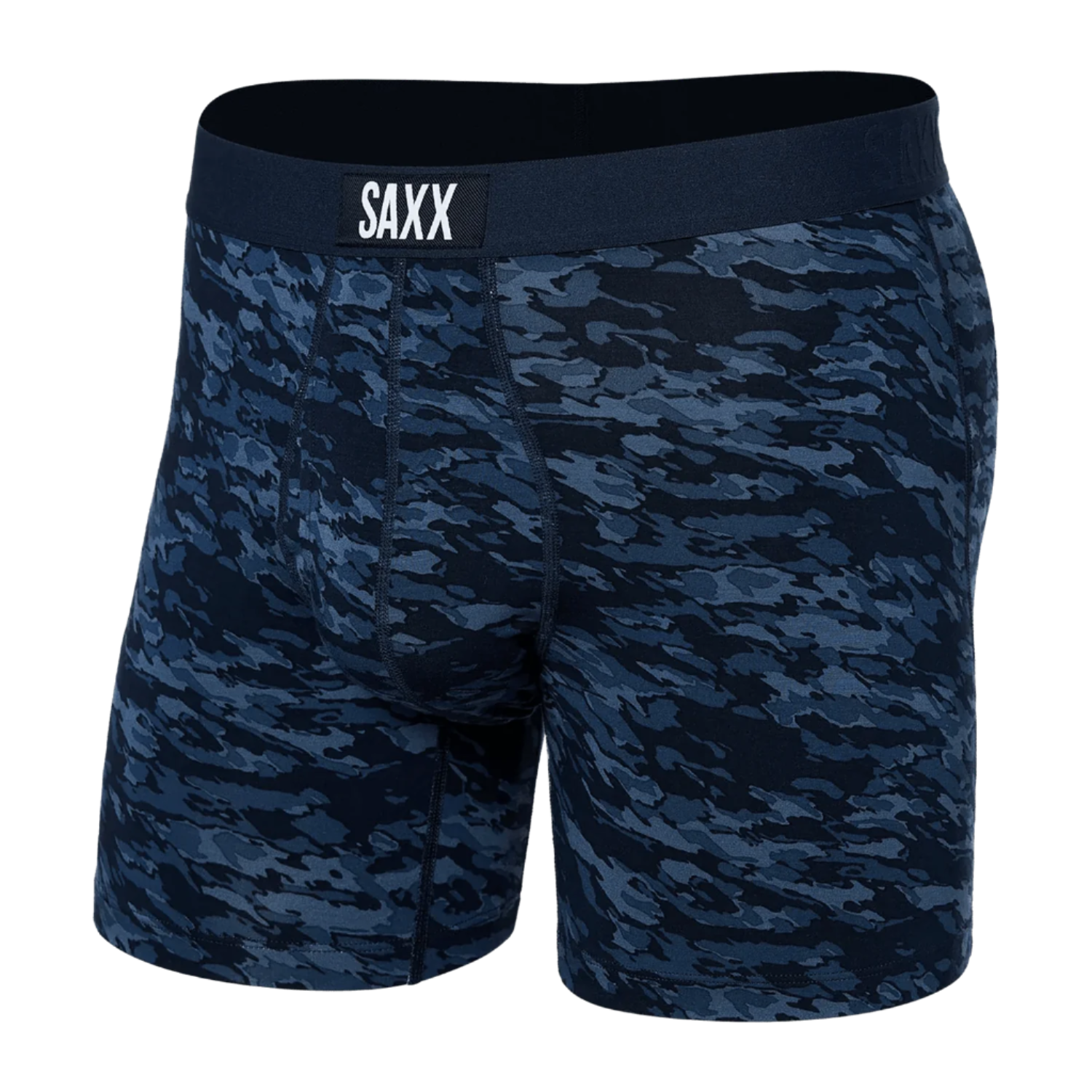 Saxx 01. MENS APPAREL - MENS UNDERWEAR - MENS UNDERWEAR Men's Ultra Super Soft Boxer Brief BCN BASIN CAMO- NAVY