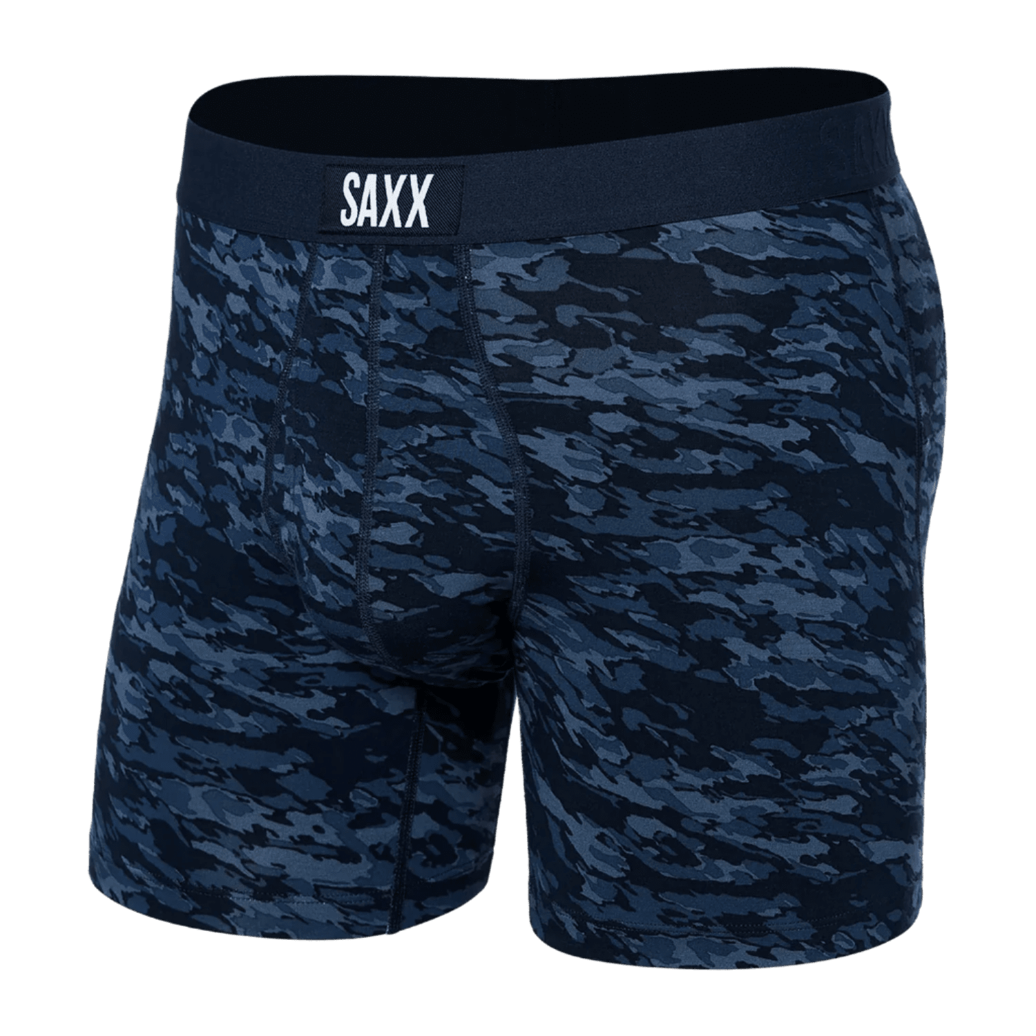 Saxx 01. MENS APPAREL - MENS UNDERWEAR - MENS UNDERWEAR Men's Ultra Super Soft Boxer Brief BCN BASIN CAMO- NAVY