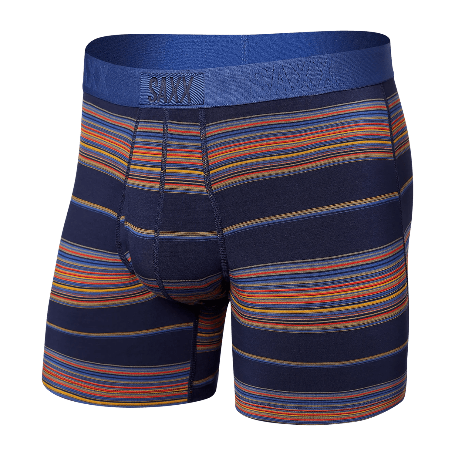 Saxx 01. MENS APPAREL - MENS UNDERWEAR - MENS UNDERWEAR Men's Ultra Super Soft Boxer Brief HSN HORIZON STRIPE-NAVY XXL