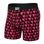 Saxx 01. MENS APPAREL - MENS UNDERWEAR - MENS UNDERWEAR Men's Ultra Super Soft Boxer Brief LGI LET'S GET IT ON-BLACK