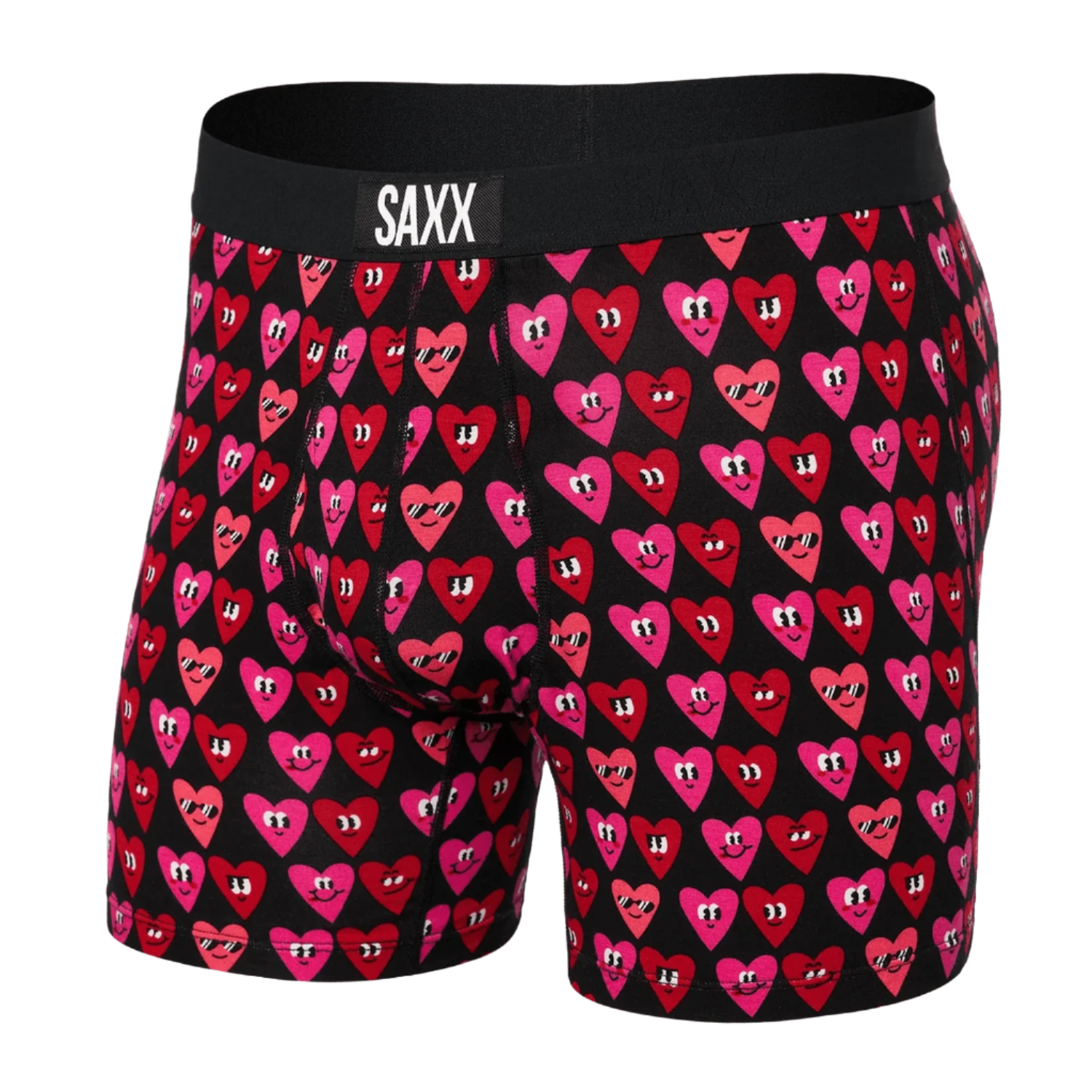 Saxx 01. MENS APPAREL - MENS UNDERWEAR - MENS UNDERWEAR Men's Ultra Super Soft Boxer Brief LGI LET'S GET IT ON-BLACK