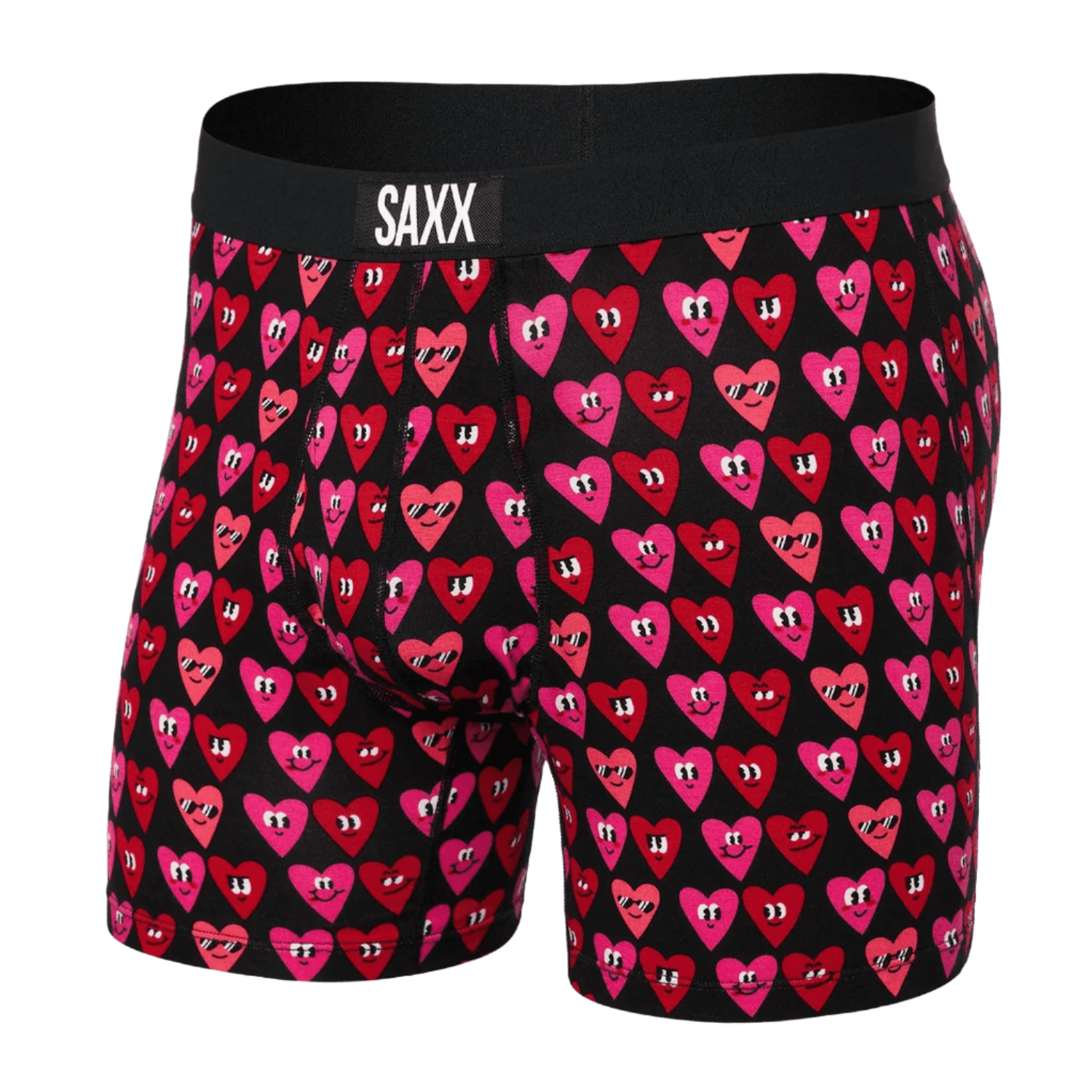 Saxx 01. MENS APPAREL - MENS UNDERWEAR - MENS UNDERWEAR Men's Ultra Super Soft Boxer Brief LGI LET'S GET IT ON-BLACK