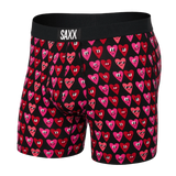 Saxx 01. MENS APPAREL - MENS UNDERWEAR - MENS UNDERWEAR Men's Ultra Super Soft Boxer Brief LGI LET'S GET IT ON-BLACK