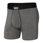 Saxx 01. MENS APPAREL - MENS UNDERWEAR - MENS UNDERWEAR Men's Ultra Super Soft Boxer Brief SAP SALT & PEPPER